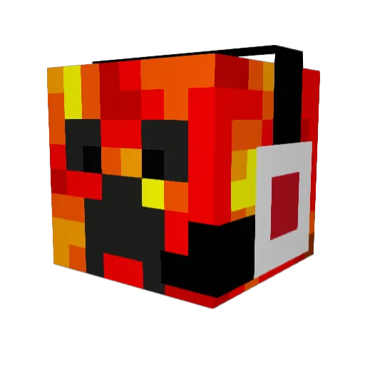 Aubrey555 Minecraft avatar head, 3D render