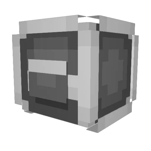 Aucratic Minecraft avatar head, 3D render