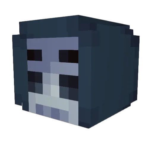 AuctionDay Minecraft avatar head, 3D render