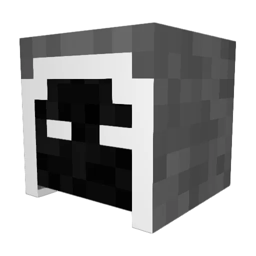 AudEpik Minecraft avatar head, 3D render