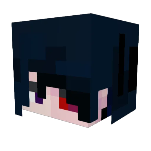 AudMT Minecraft avatar head, 3D render