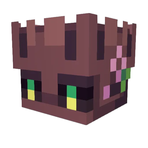 Audacious_Grimm Minecraft avatar head, 3D render