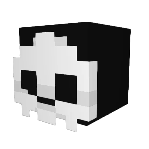 Audemar0 Minecraft avatar head, 3D render