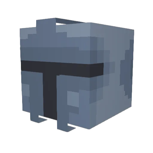 Audemars69 Minecraft avatar head, 3D render