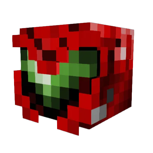 AudemarsX69 Minecraft avatar head, 3D render