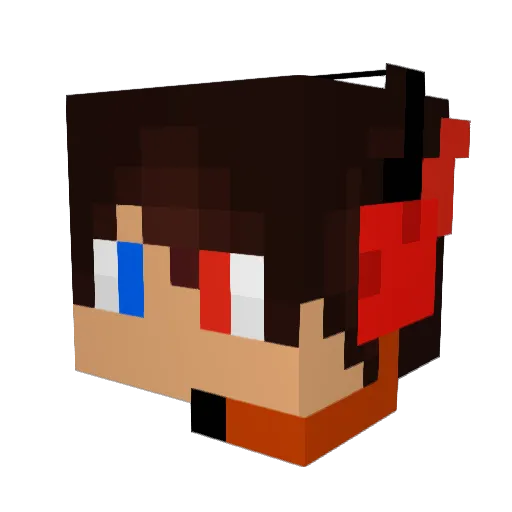 Audipower04 Minecraft avatar head, 3D render