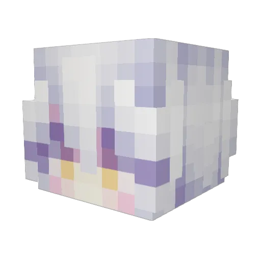 Audri_576 Minecraft avatar head, 3D render