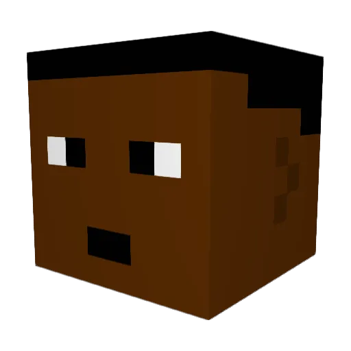 AudriusLTU Minecraft avatar head, 3D render