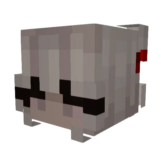 Audrxyy Minecraft avatar head, 3D render