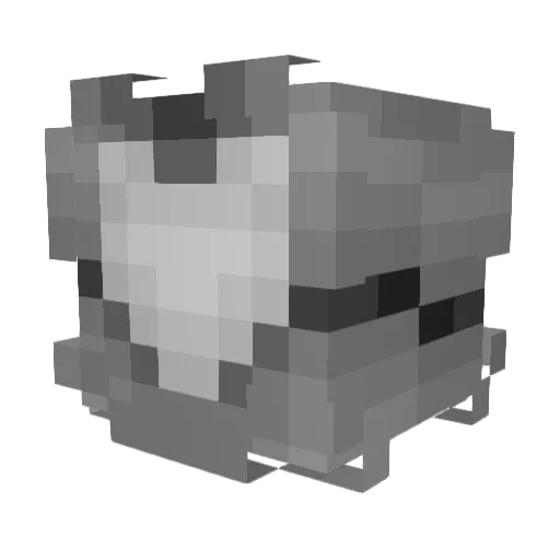 AudryTheOddity Minecraft avatar head, 3D render