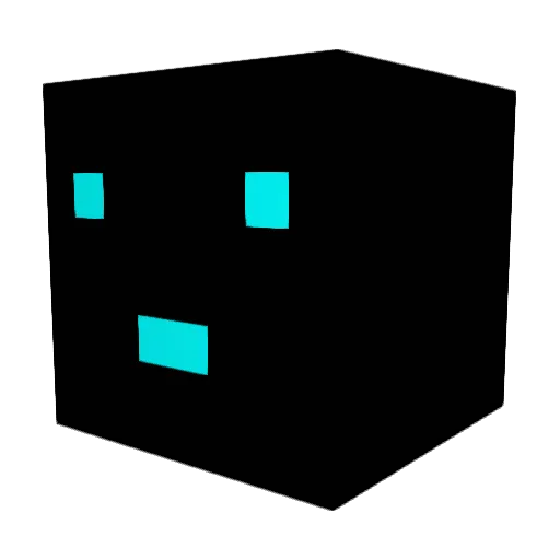AugMetal Minecraft avatar head, 3D render