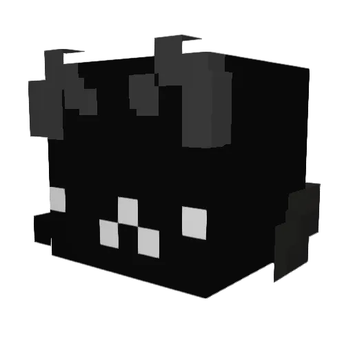 Augenstern Minecraft avatar head, 3D render