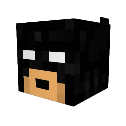 Auger_Dauger Minecraft avatar head, 3D render