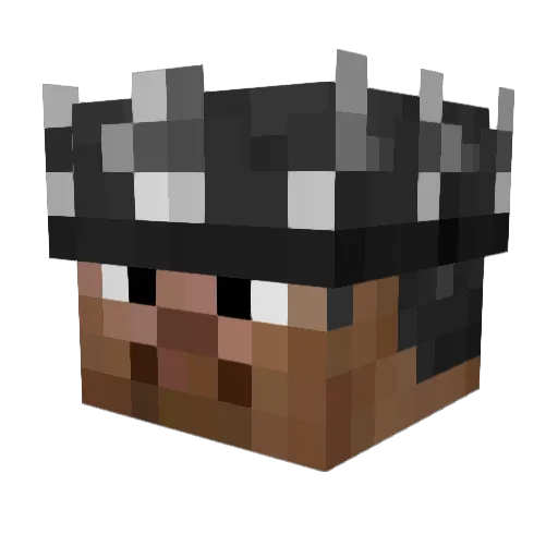Augl Minecraft avatar head, 3D render