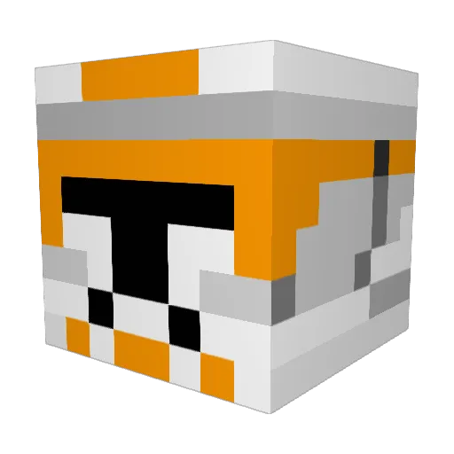 Augmenting Minecraft avatar head, 3D render