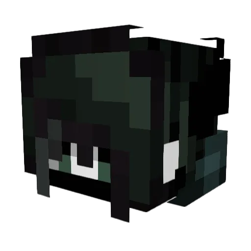 AugustinHell Minecraft avatar head, 3D render