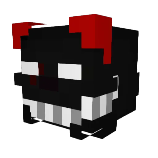 AugustoCL Minecraft avatar head, 3D render