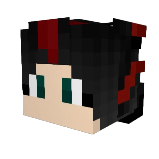 AugustoCe Minecraft avatar head, 3D render
