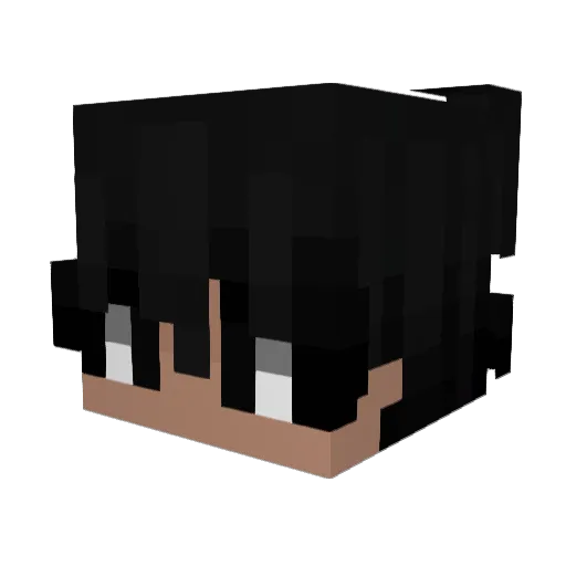 Augusto_15 Minecraft avatar head, 3D render