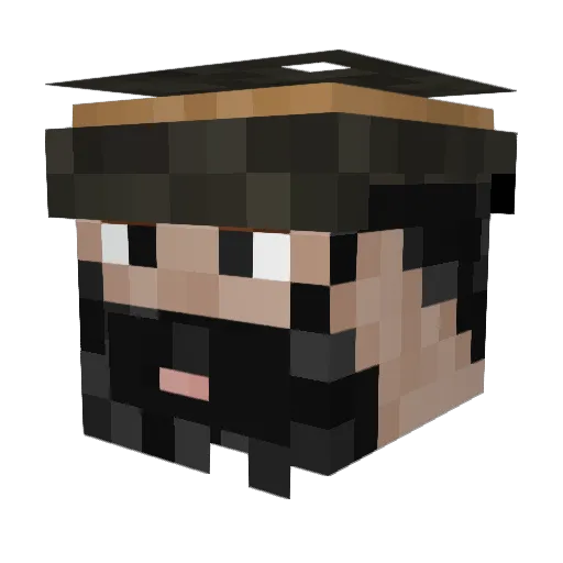 Minecraft-Avatar von Aulivius: Kopf als 3D-Render