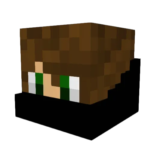 Aulus41 Minecraft avatar head, 3D render