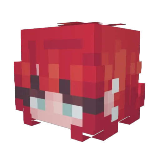 Aunt_Juju Minecraft avatar head, 3D render