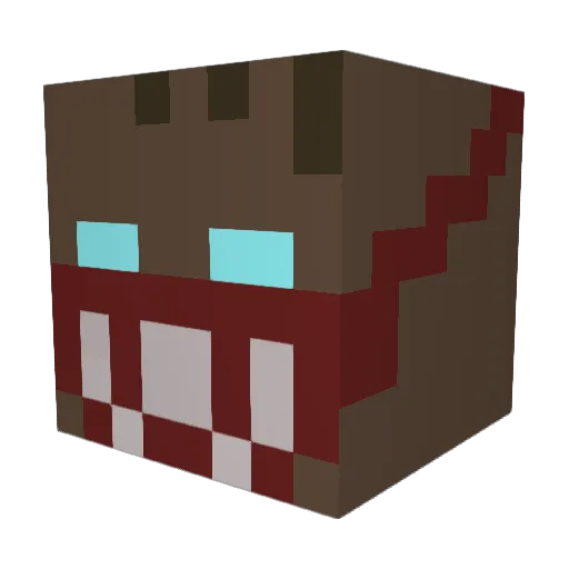 Aur0rion Minecraft avatar head, 3D render