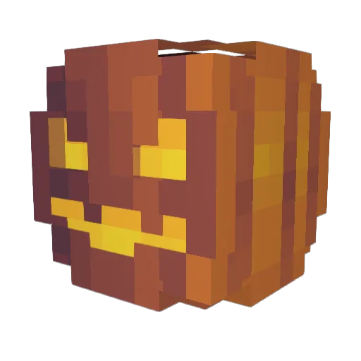 Aur1e Minecraft avatar head, 3D render