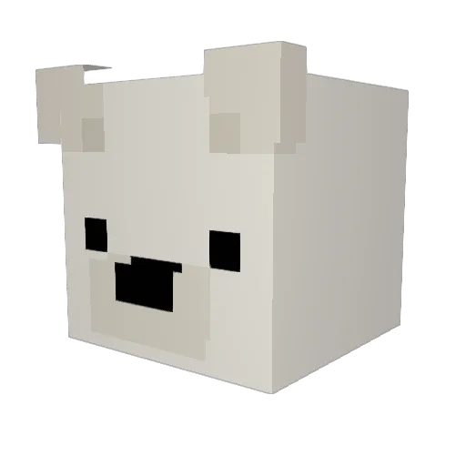 Aur3li4n_ Minecraft avatar head, 3D render