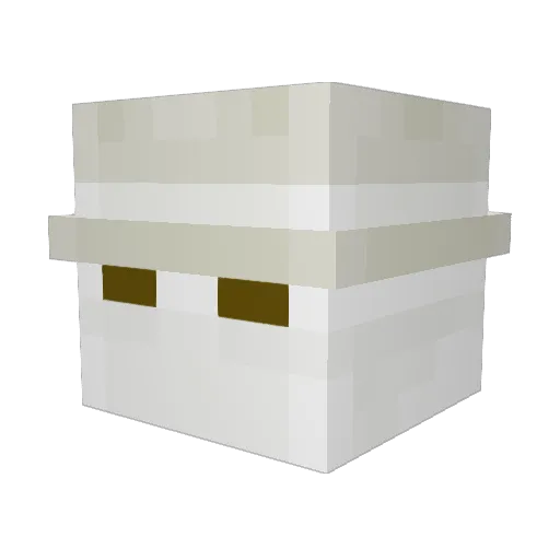 Auraskill Minecraft avatar head, 3D render