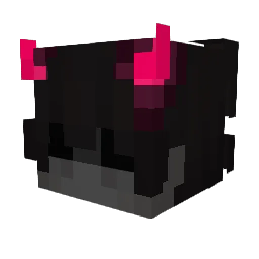 AuraxoGT Minecraft avatar head, 3D render