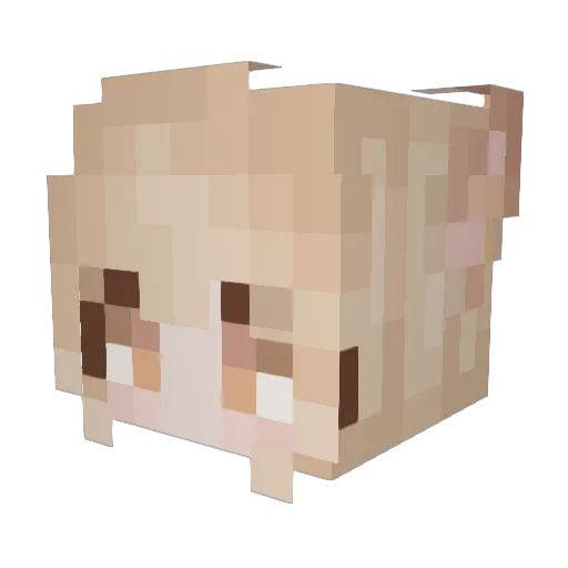 AurelFPS Minecraft avatar head, 3D render