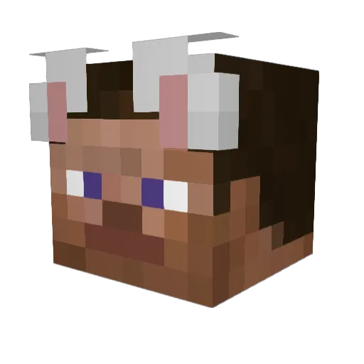 AureliaJade Minecraft avatar head, 3D render