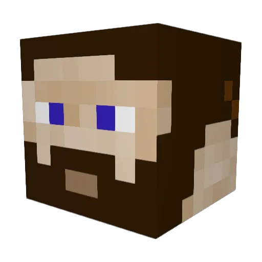 Aurelian199 Minecraft avatar head, 3D render