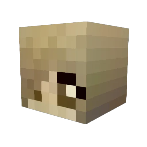 Aureo26 Minecraft avatar head, 3D render