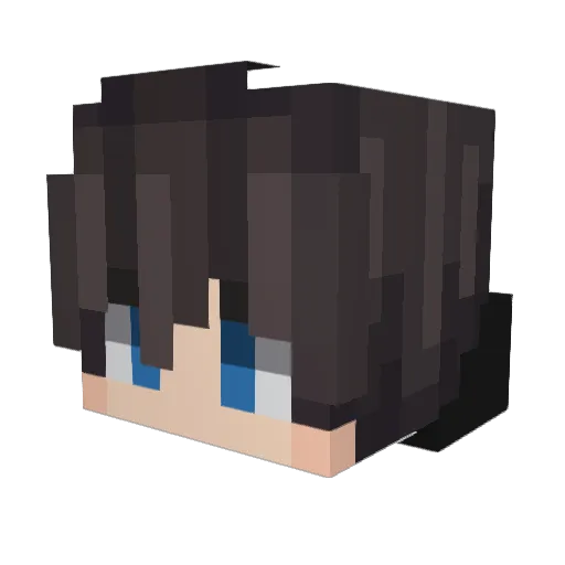 AureolRald Minecraft avatar head, 3D render