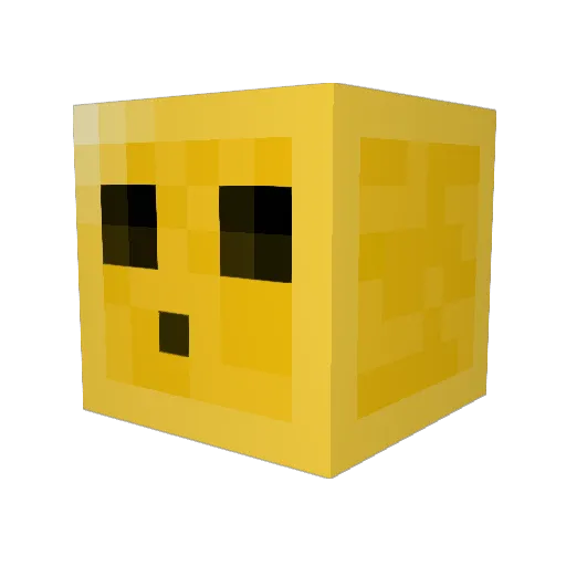Aurethegoldboy Minecraft avatar head, 3D render