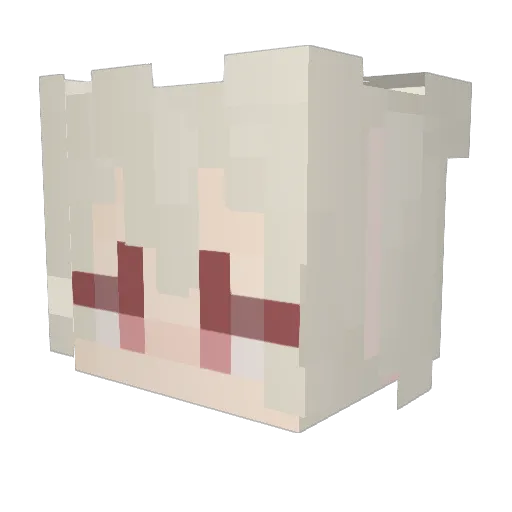 AuricPhoenix Minecraft avatar head, 3D render