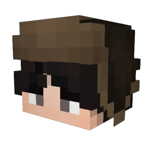 Aurlands Minecraft avatar head, 3D render