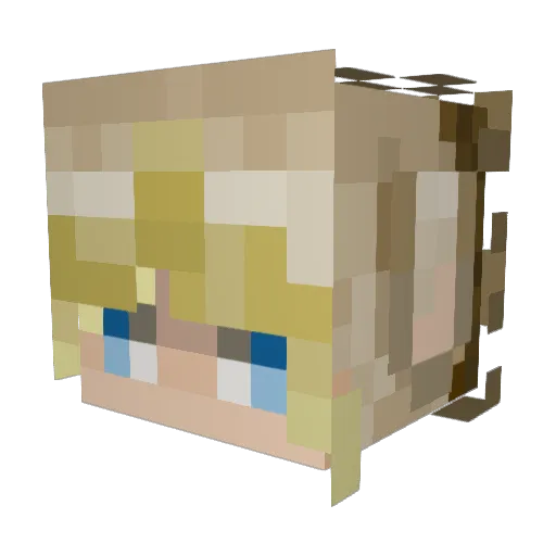 Auro_pormestari Minecraft avatar head, 3D render