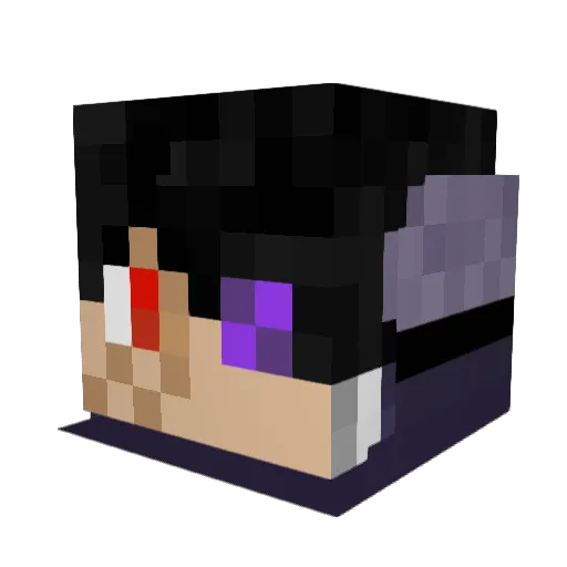 Auronr69 Minecraft avatar head, 3D render