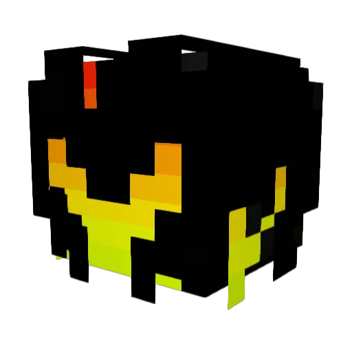 AuroraLysea Minecraft avatar head, 3D render