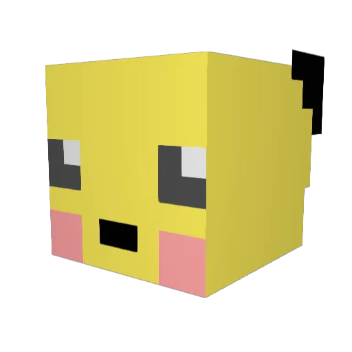 AuroraStryder Minecraft avatar head, 3D render