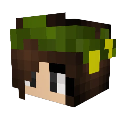 Aurora_Borealis7 Minecraft avatar head, 3D render
