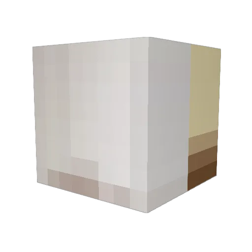 Aurora_HNmOKwt Minecraft avatar head, 3D render