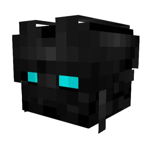 AuroreYYDS Minecraft avatar head, 3D render