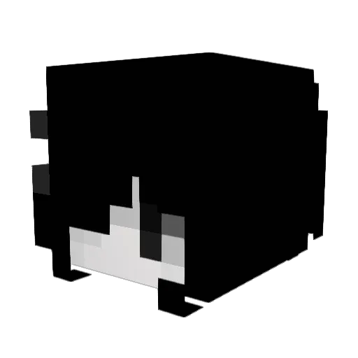 AurorewithVape Minecraft avatar head, 3D render