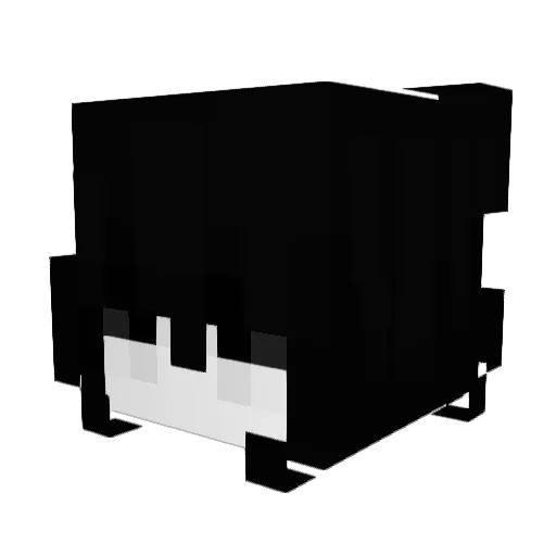 Aurrem Minecraft avatar head, 3D render