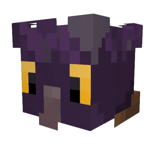 Aurum208 Minecraft avatar head, 3D render
