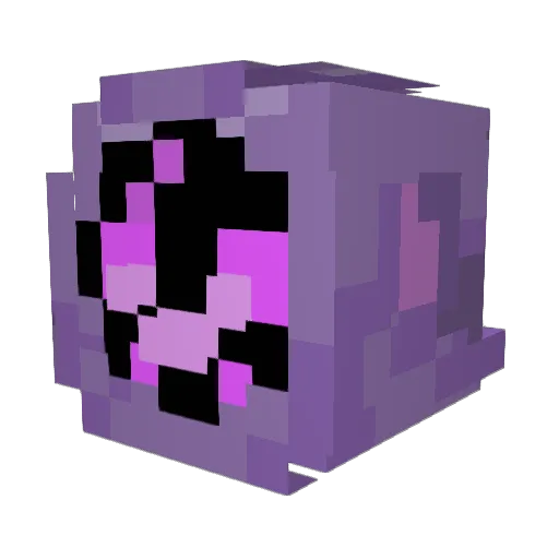 Aurusion Minecraft avatar head, 3D render